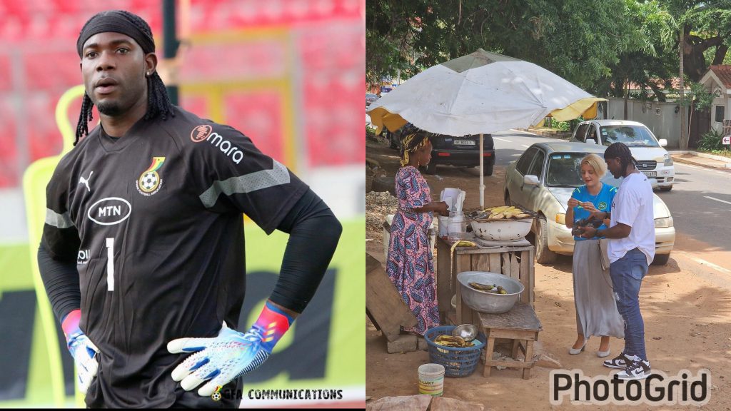 Black Stars Goalkeeper Lawrence Ati Zigi Spotted Buying Kofi Brokeman