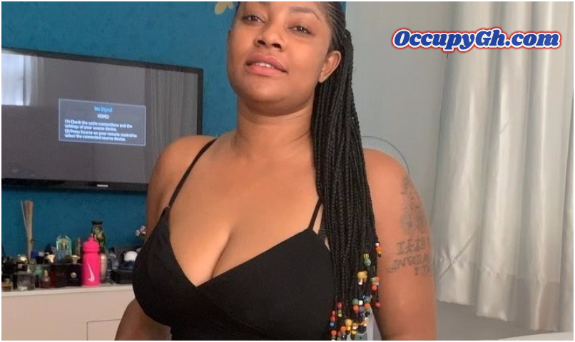 Angela Okorie flaunts cleavage sings gospel song