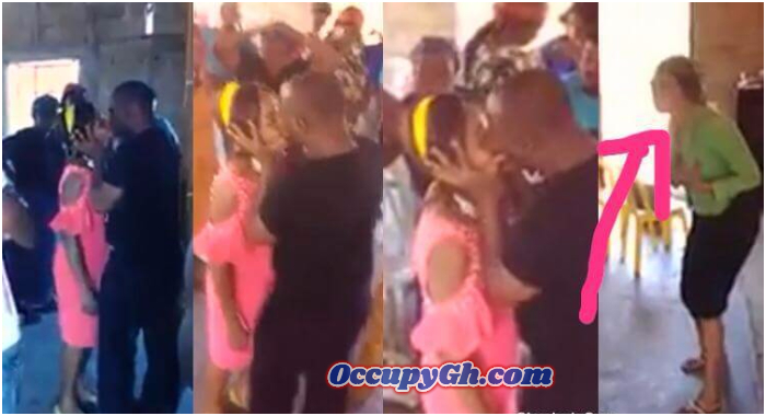 Pastor's Wife Reaction When Pastor Kissed Church Member In The Name Of Deliverance