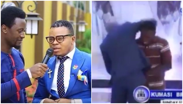 video Angel Obinim Lashing A Man For Not Staking 2 Sure Lotto Numbers