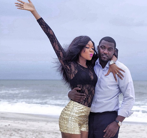 Yvonne Nelson with best friend John Dumelo