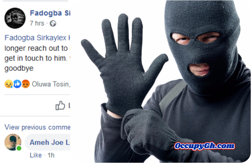 Thieves Rob Man Update Attack His Facebook