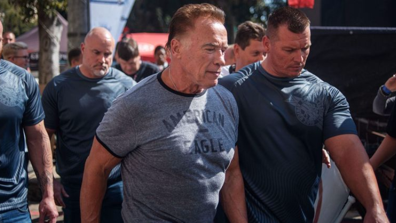 Video: Arnold Schwarzenegger Attacked Man South Africa video