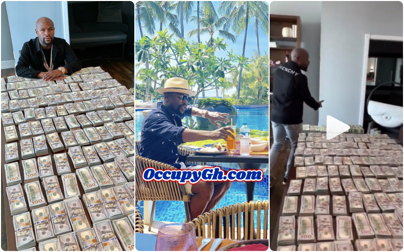 Floyd Mayweather Flaunts $1.5m Cash On Instagram
