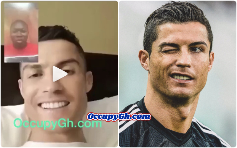 Ghanaian In Video Call With Cristiano Ronaldo