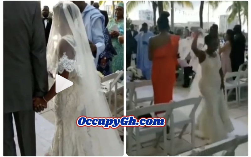 bride flees wedding ceremony