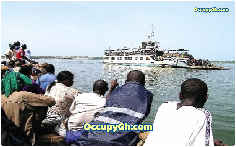 Dambai Ferry Breaks Down Leaving Passengers Stranded
