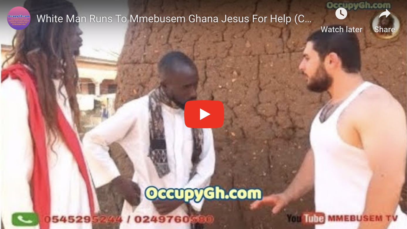 White Man Runs To Mmebusem Ghana Jesus