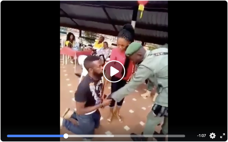 man Fakes Arrest To Propose-To His Girlfriend