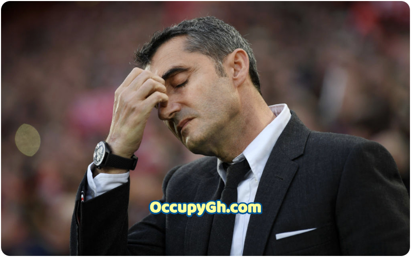 Barcelona sack coach Ernesto Valverde