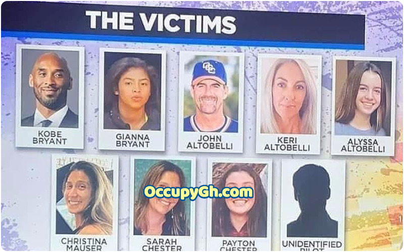 victims in kobe bryant helicopter