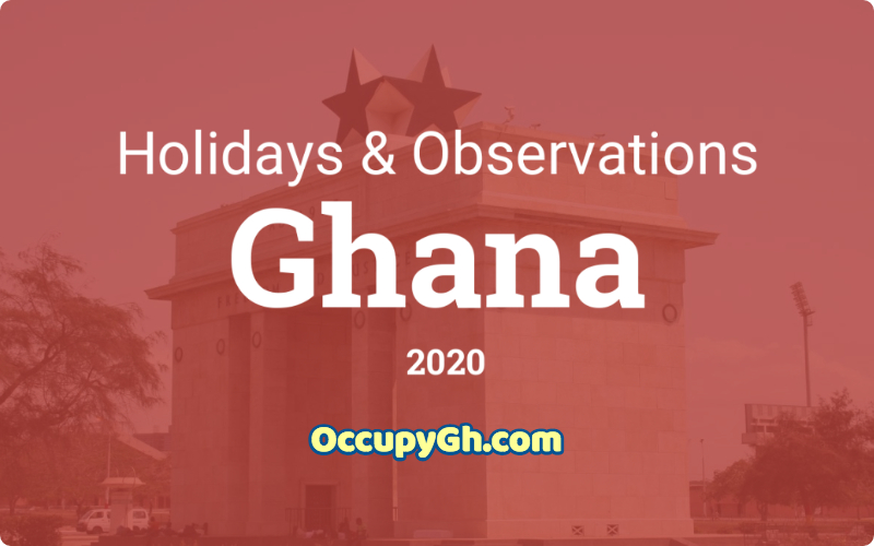 list of holidays in ghana 2020