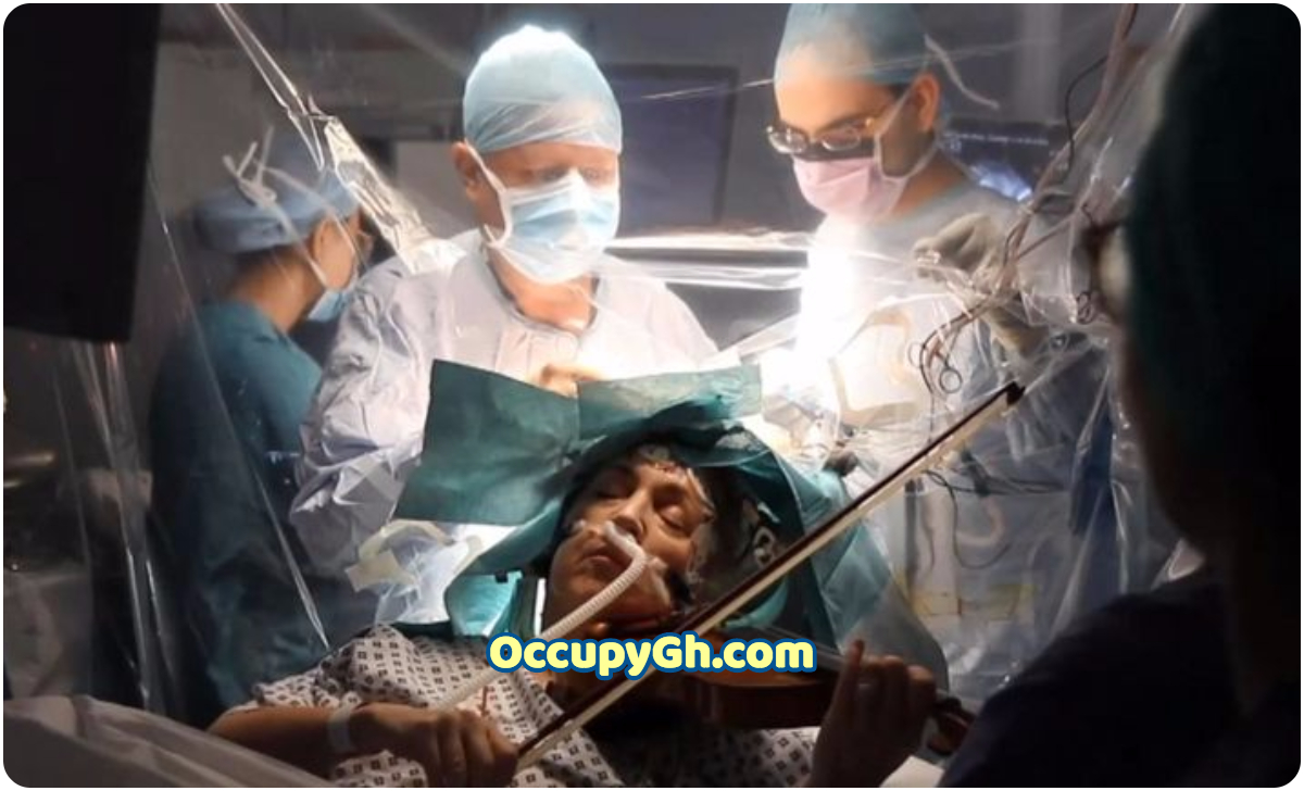 Woman Plays Violin While Undergoing Brain Surgery