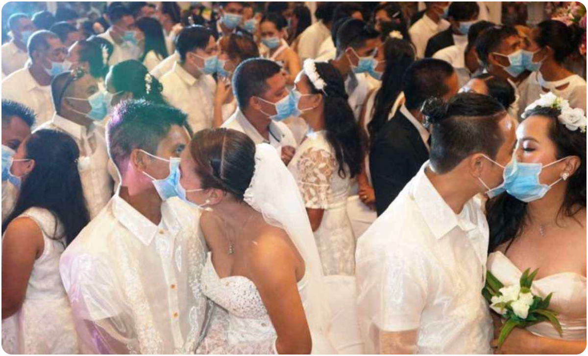 coronavirus wedding
