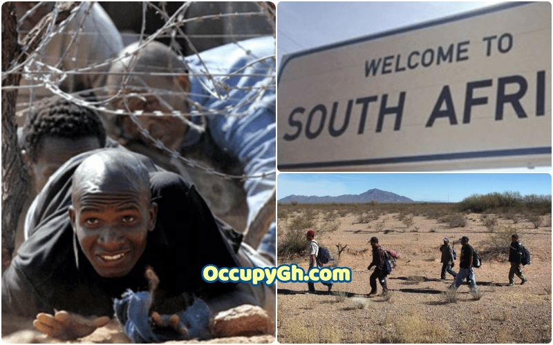 south africa border welcome signs