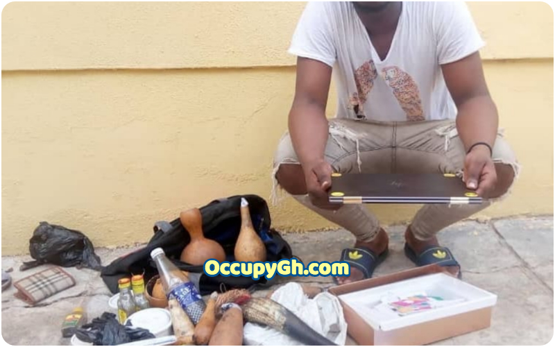 Yahoo Boy Caught With Sister's Body parts