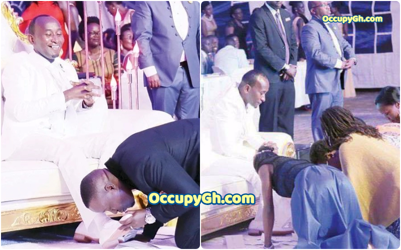 Church Members Kisses My feet For Miracles