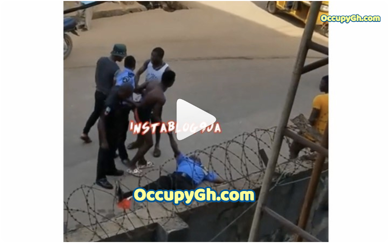 police officer faints arrests yahoo boy