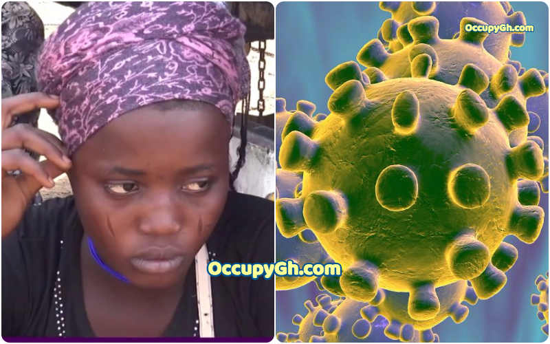 Guinean Girl With Coronavirus