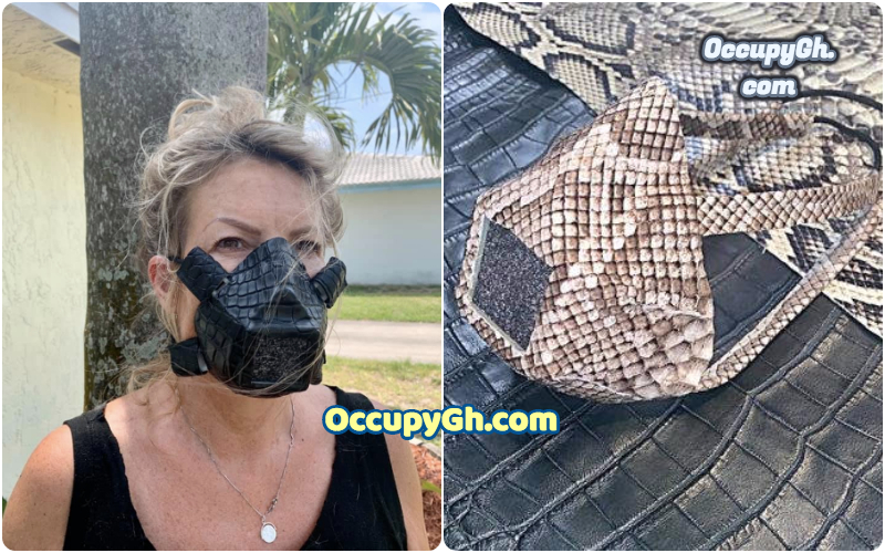US Company To Sell Face Masks Made With Alligator & Snake Skin
