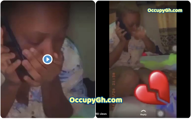 Heartbroken Abena Cries Bitterly As She Begs Her ex-Boyfriend To Come Back