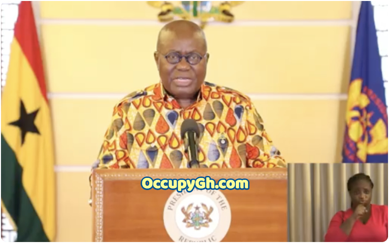 President Akufo-Addo Outlines Disbursement Of COVID-19 Fund