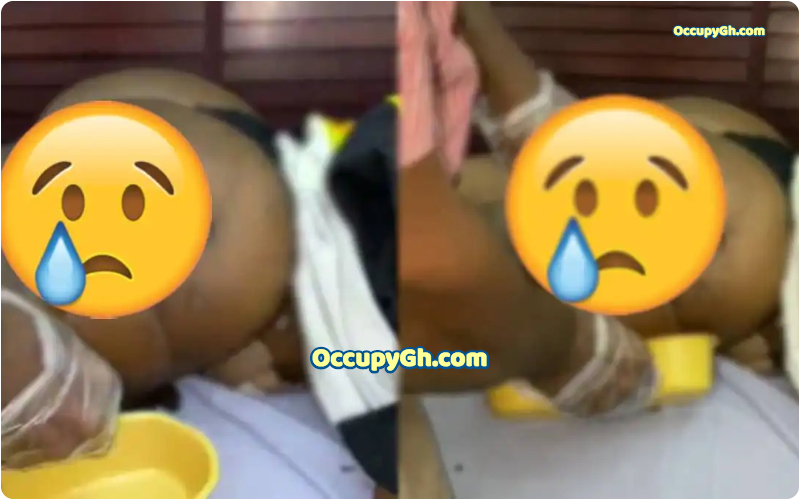 Plastic Surgery Goes Wrong As Lady Cries For Help Following Butt Leakage