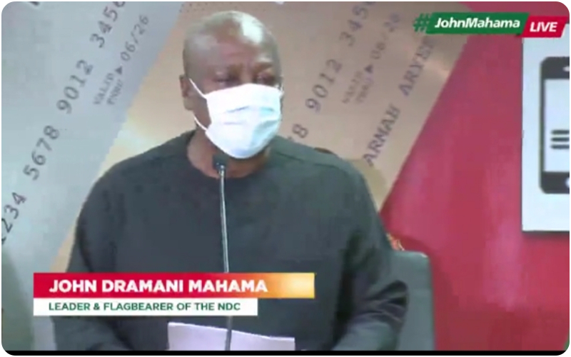Mahama Says NDC Will Win 2020 Elections "With Or Without" New Register