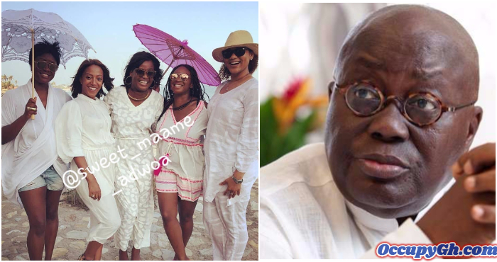 Photos of Akufo-Addo's Daughters Chilling At The Beach