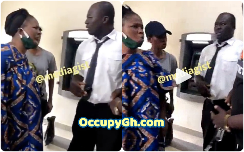 Nigerian Man Slaps Lady At The Bank Over 'Cue' Argument