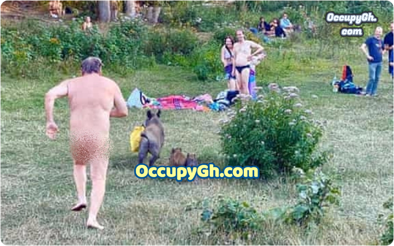 Naked German Man Chases Wild Boar