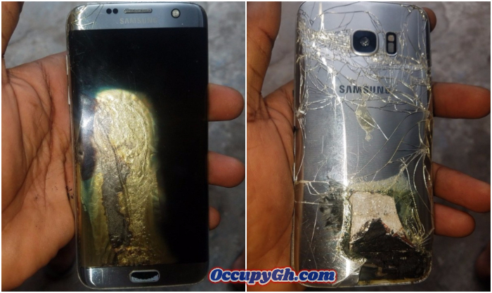 Exploded Samsung Phone