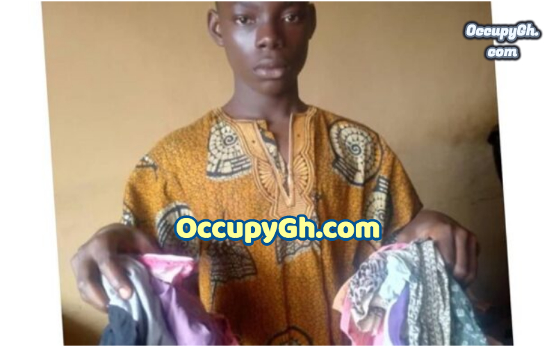 boy caught with female panties