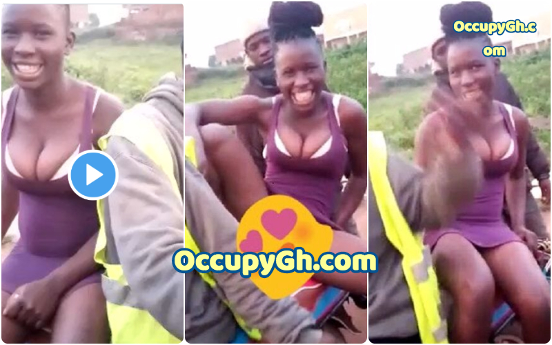 Lady Mistakenly Exposes Her Tonga While Climbing Motorbike