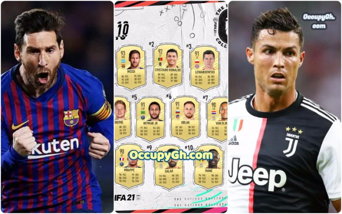 messi ronaldo fifa21 ea sports ratings fifa21 ea sports player ratings