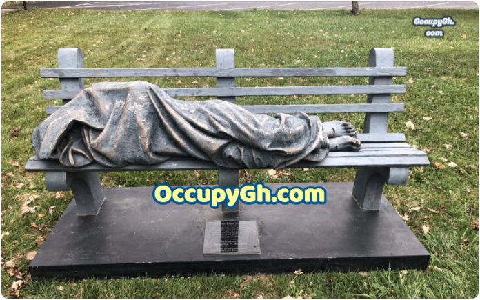 homeless statue homeless jesus statue
