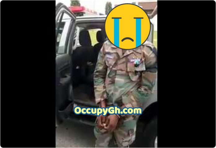 ghana soldier arrested ghanaian soldier arrested