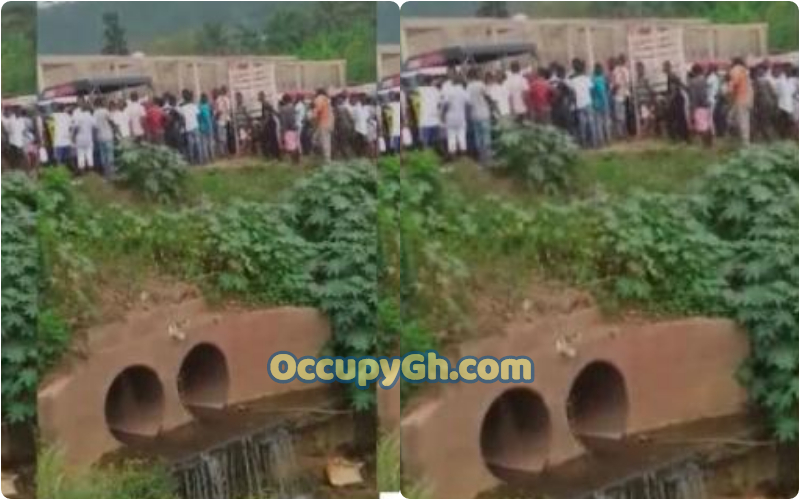 man drowns akufo addo uncompleted drainage