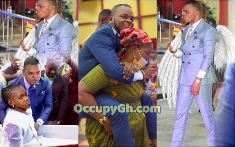 Obinim Removes spiritual Bullet From Lady head