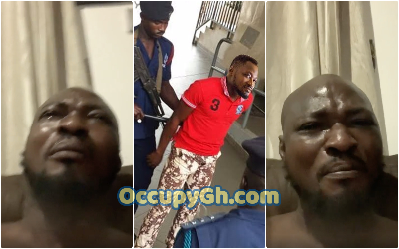 funny face reacts arrest ghana police