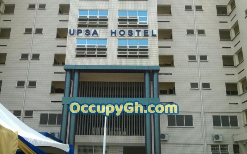 UPSA Student stuck hotel