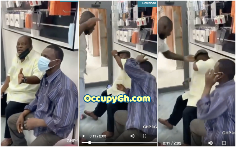 Old Men Beaten Stealing