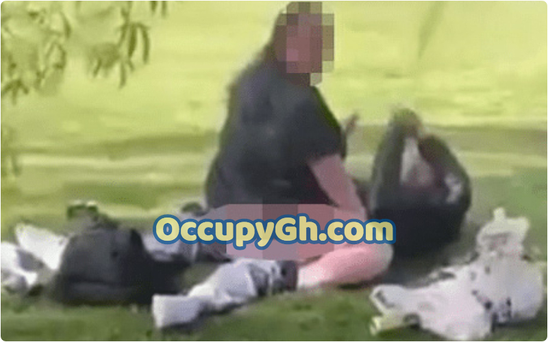 Couple Caught Chopping Park Kids