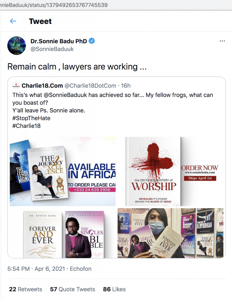 Sonnie Badu Reacts Fake Degrees
