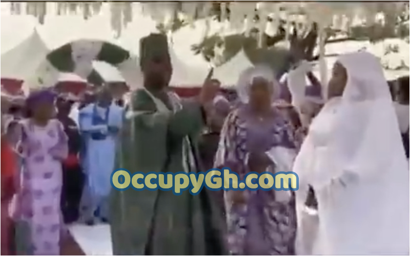 groom refuses dance with wife