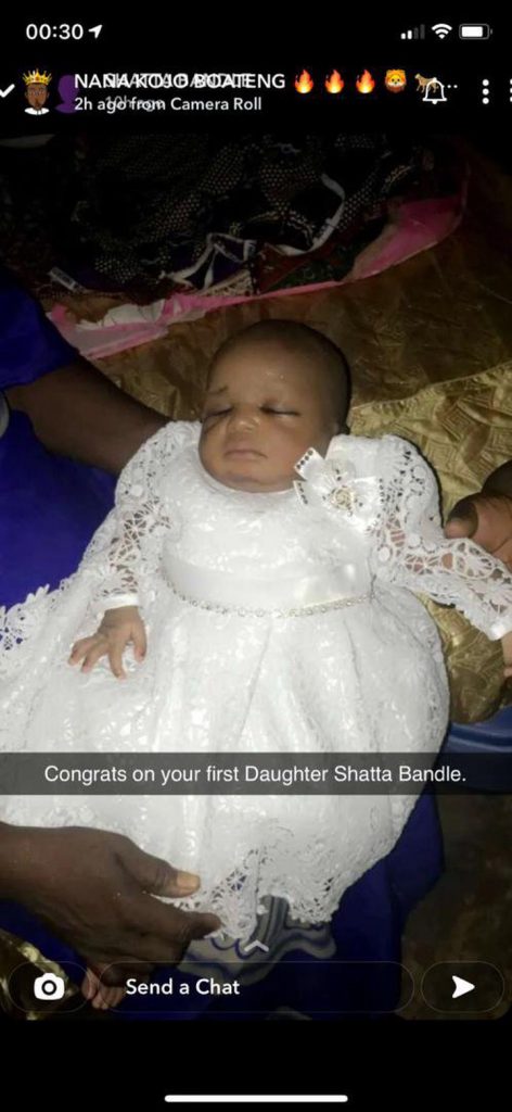 shatta bandle welcomes child