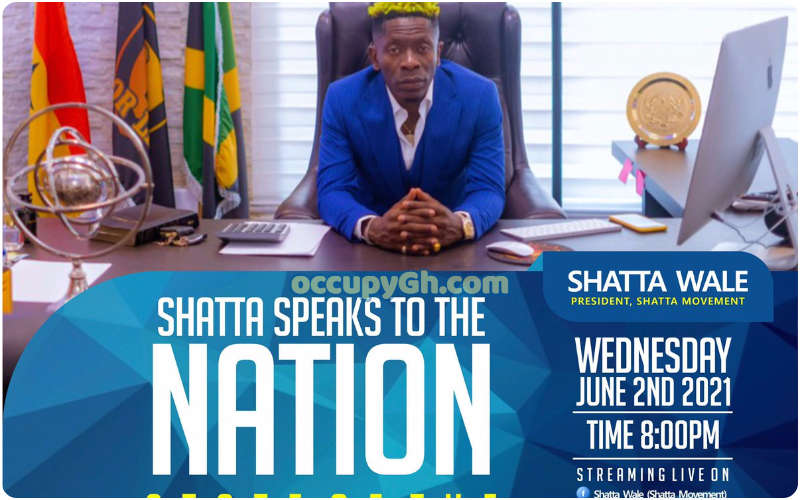 Shatta Wale nation address