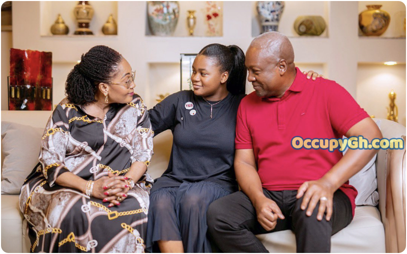 New Pictures Of john Mahama, Lordina, daughter