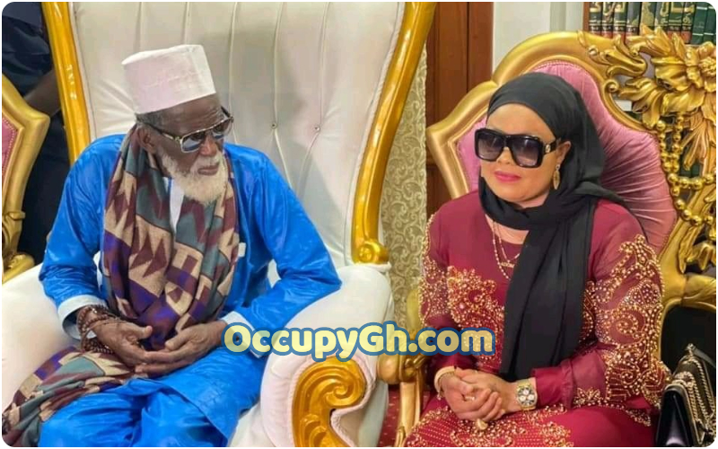 nana agradaa visits chief imam