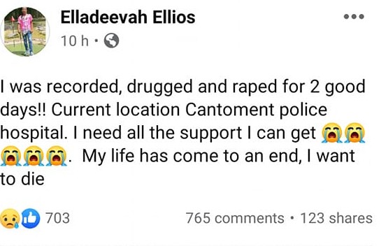 Elladeevah Ellios lesbian raped